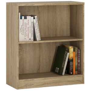 YuriLow Wide Bookcase | Sonama Oak | Self Assembly