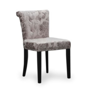 Zarna Velvet Mink Accent Dining Chair