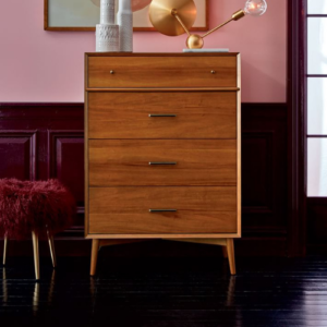mid century 4 drawer dresser acorn o furniture ideal 300x300 - Cart