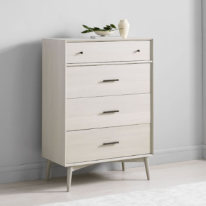 mid century 4 drawer dresser pebble o Furniture ideal 300x300 - Cart
