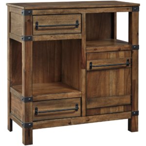 AlbaceteBrown Accent Cabinet