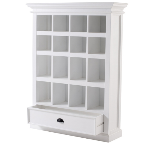 Cindy Distressed White Medium Entertainment Storage Unit Fully Assembled - Cindy Distressed White Medium Entertainment Storage Unit | Fully Assembled