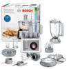 BOSCH Food processor Multi Talent 8 1250 W White, Brushed stainless steel MC812S844