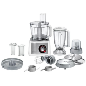 BOSCH Food processor Multi Talent 8 1250 W White, Brushed stainless steel MC812S844