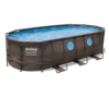 Bestway Oval Above Ground Pool With Swim Vista Porthole 549x274x122 Cm – No:56716