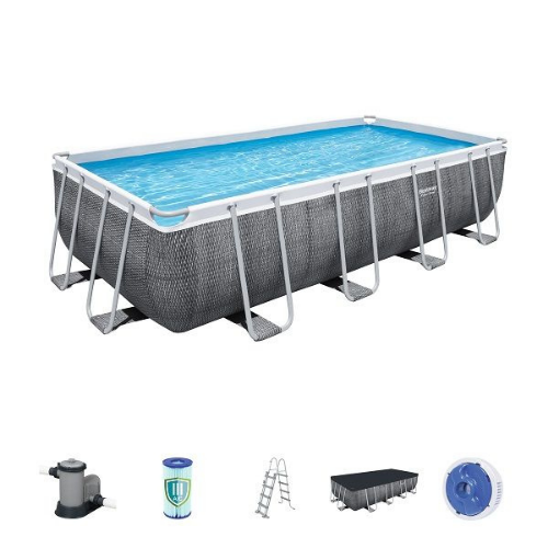 57270 21 - Bestway Metal frame swimming pool above ground Power Steel 5.49mx2.74mx1.22m - No:56998