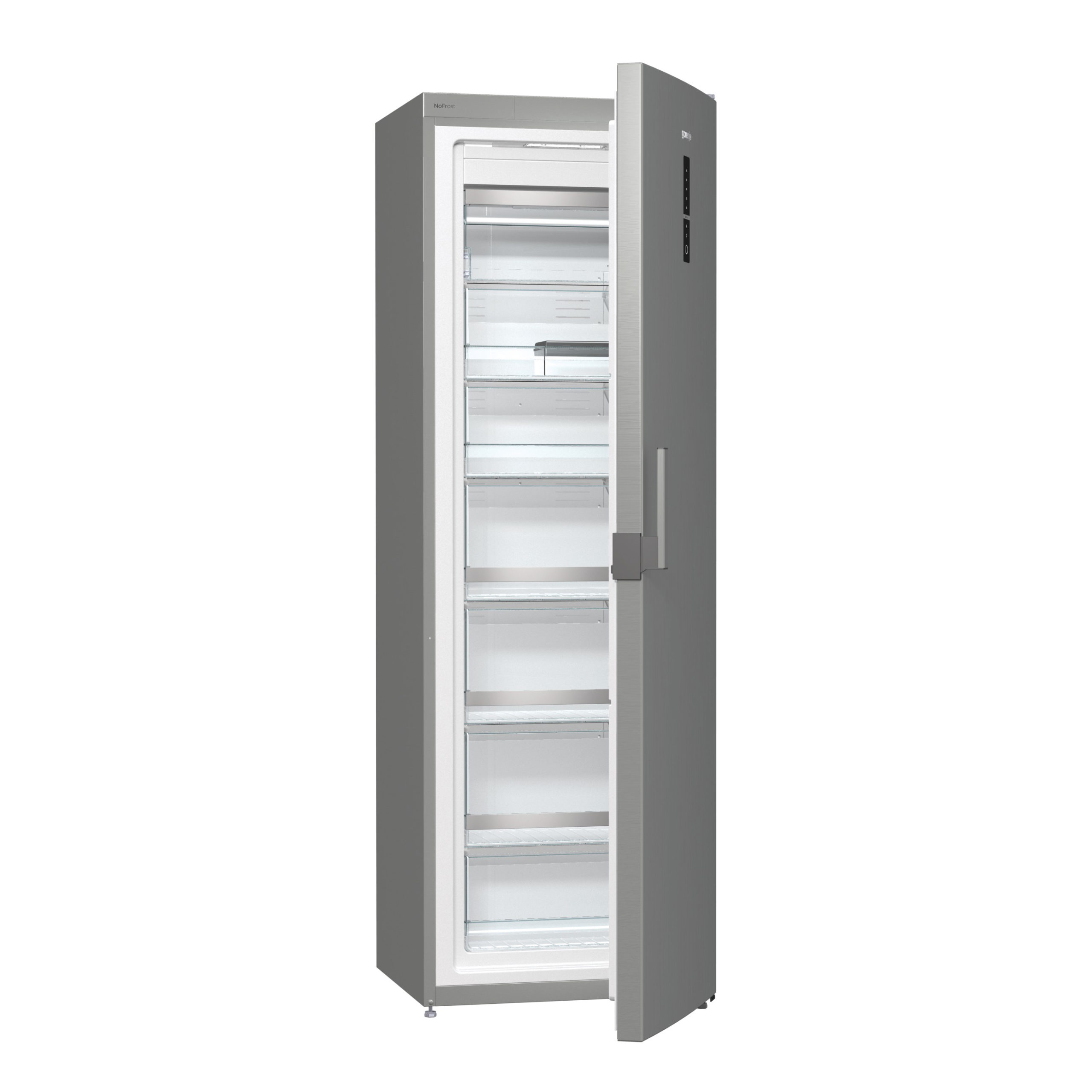 Gorenje Freestanding freezer, 60 cm, stainless steel FN6192PX