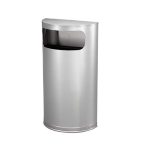 Stainless Steel Trash Bin -Half-round