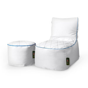 PS Beanbag Set 90 x 90 cm by Bean2go – White