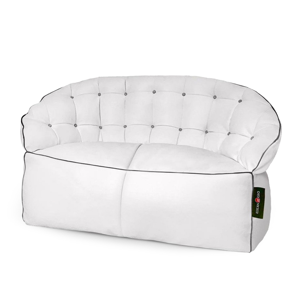 6223008411683 - Luxury Sofa 140 x 90 cm by Bean2go - White