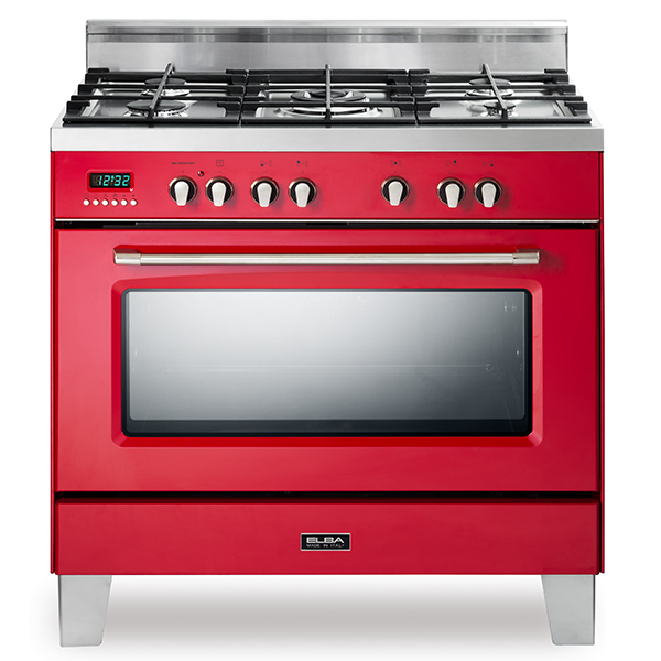 9SVXRR888ICK - Elba Gas burners 90 cm Red race with a stainless steel top 9SVXRR888ICK