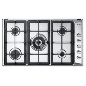 Elba Stainless Steel Gas Hob 90 cm with Central Triple Burner E95-545 XND