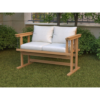 Rocking sofa – with cushion- beech wood – 125 x 75 x 95 cm