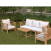 Outdoor Sofa set 5p – Sofa three seater + 2 chairs + center table