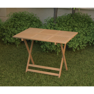 Dining table 120 x 80 cm folding for Garden 300x300 - Cart