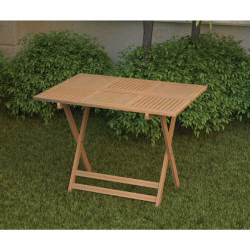 Dining table 120 x 80 cm folding for Garden - Dining table 120 x 80 cm folding for Garden