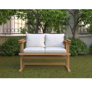 Rocking sofa with cushion beech wood 125 x 75 x 95 cm 300x300 - Cart