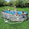 Bestway Power Steel Above Ground Swimming Pool Oval Set 610x366x122 Cm – No:56719