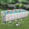 Bestway Power Steel Rectangular Pool Set 4.88m x 2.44m x 1.22m  no. 56671