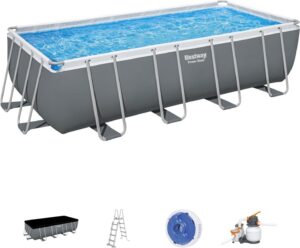 Bestway Above Ground Power Steel Rectangular Pool Set 549x274x132 Cm – No:5619Q