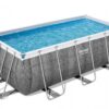 Bestway Frame Pool 412X201X122 Rattan 10In1 56722