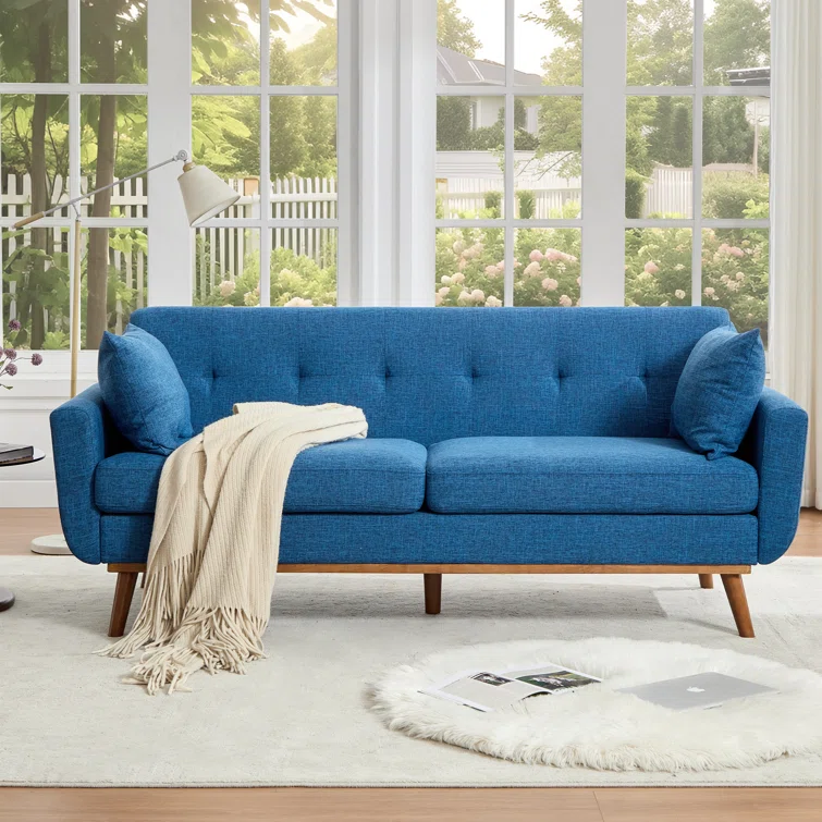 Minimalist Linen Sofa – Model A366