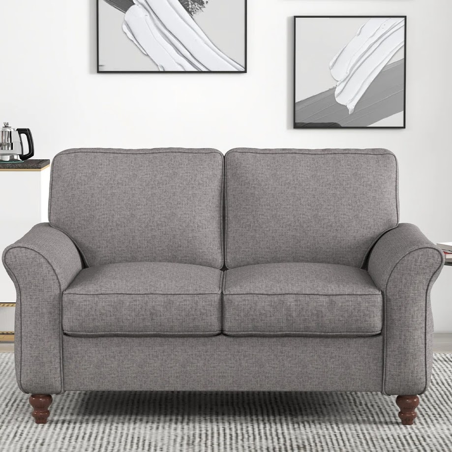 Gerwalta5727LoveseatElegantPlushChenilleUpholsteredSpacious2SeatDesignEasyMaintenance 697543978 - Cozy Elegance - Model A368