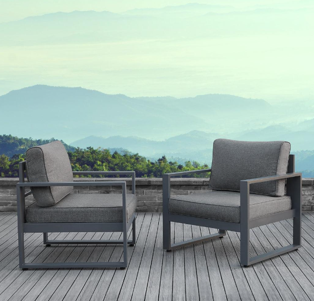 NU143 l0uxka - Outdoor Rattan Seating Set -Model A202