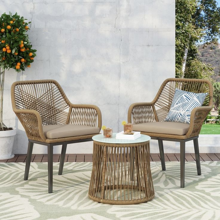 NU192 gls0ps - Outdoor Rattan Seating Set -Model A249