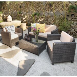 Outdoor Rattan Furniture Set – Model A129