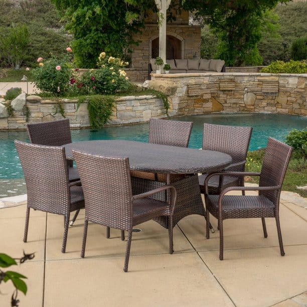 SH82 kbpsfb - Rattan Outdoor Dining Set - Model A149