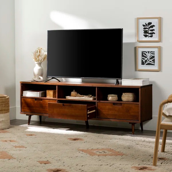 Sadie70 SolidWood3 DrawerTVStandforTVsupto80  - Sadie – Model A601