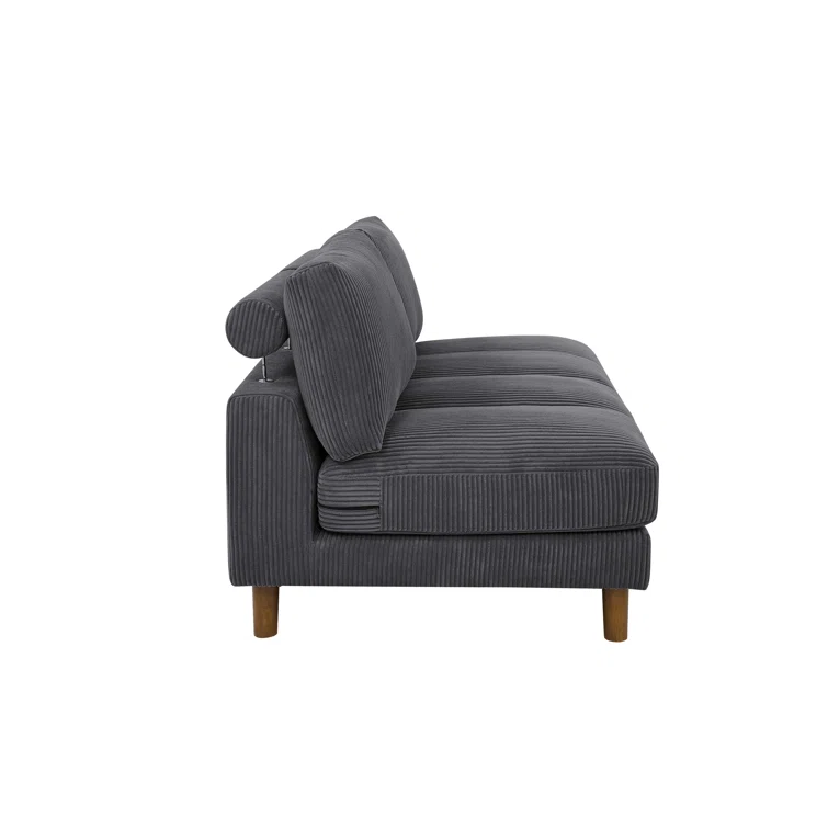 Stylish Armless Corduroy – Model A396