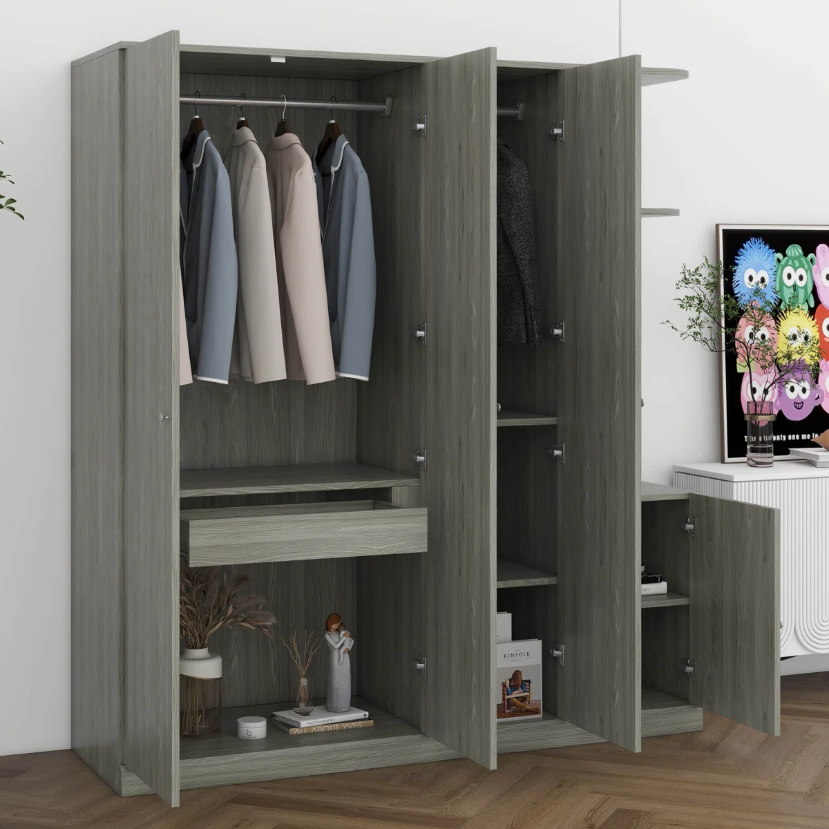 Armadio Closet with Full-Length _ – Model lo A821