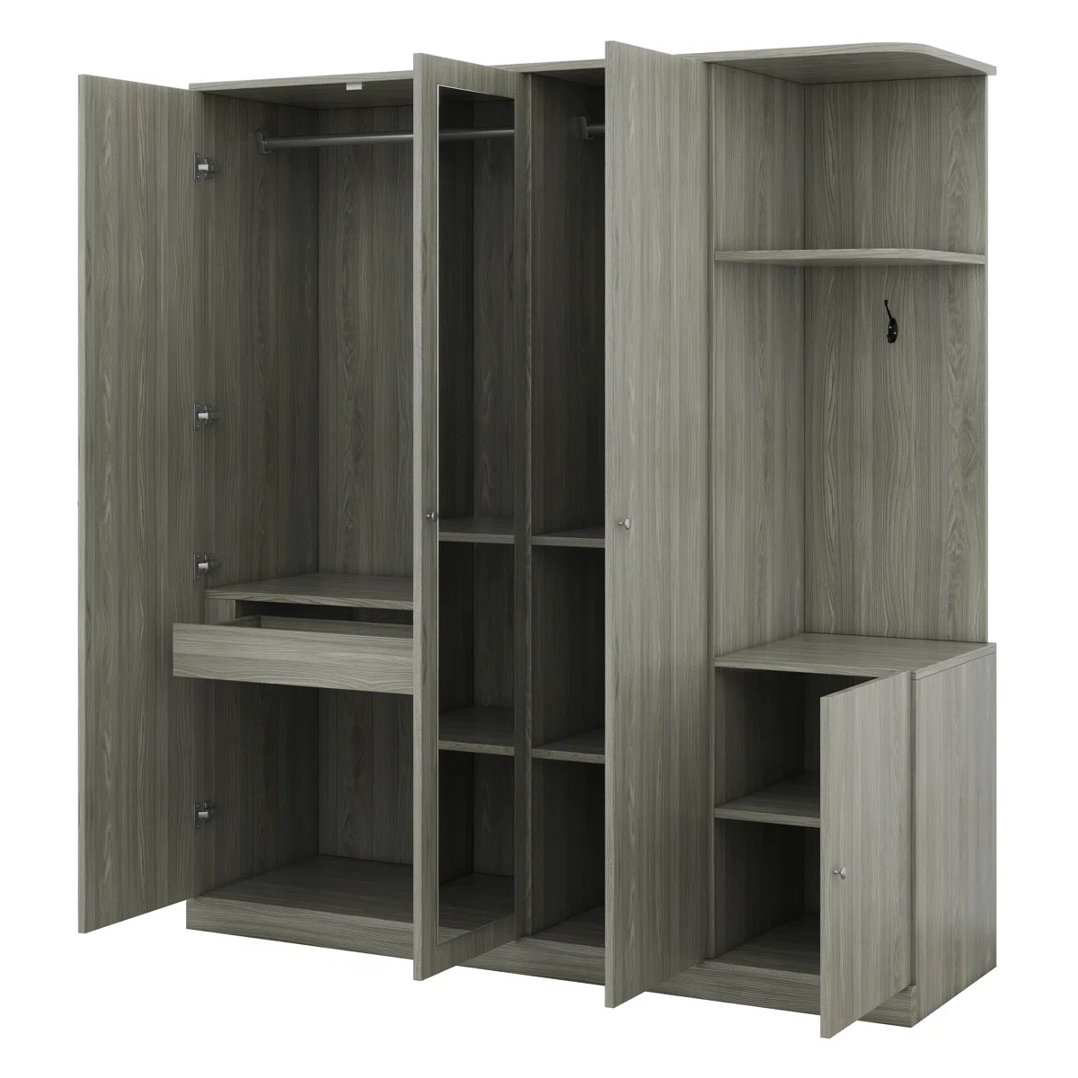 Armadio Closet with Full-Length _ – Model lo A821