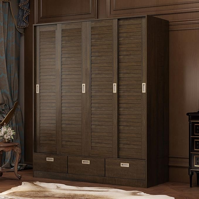 Armoires and Wardrobes 4 Door Wardrobe – Model A817
