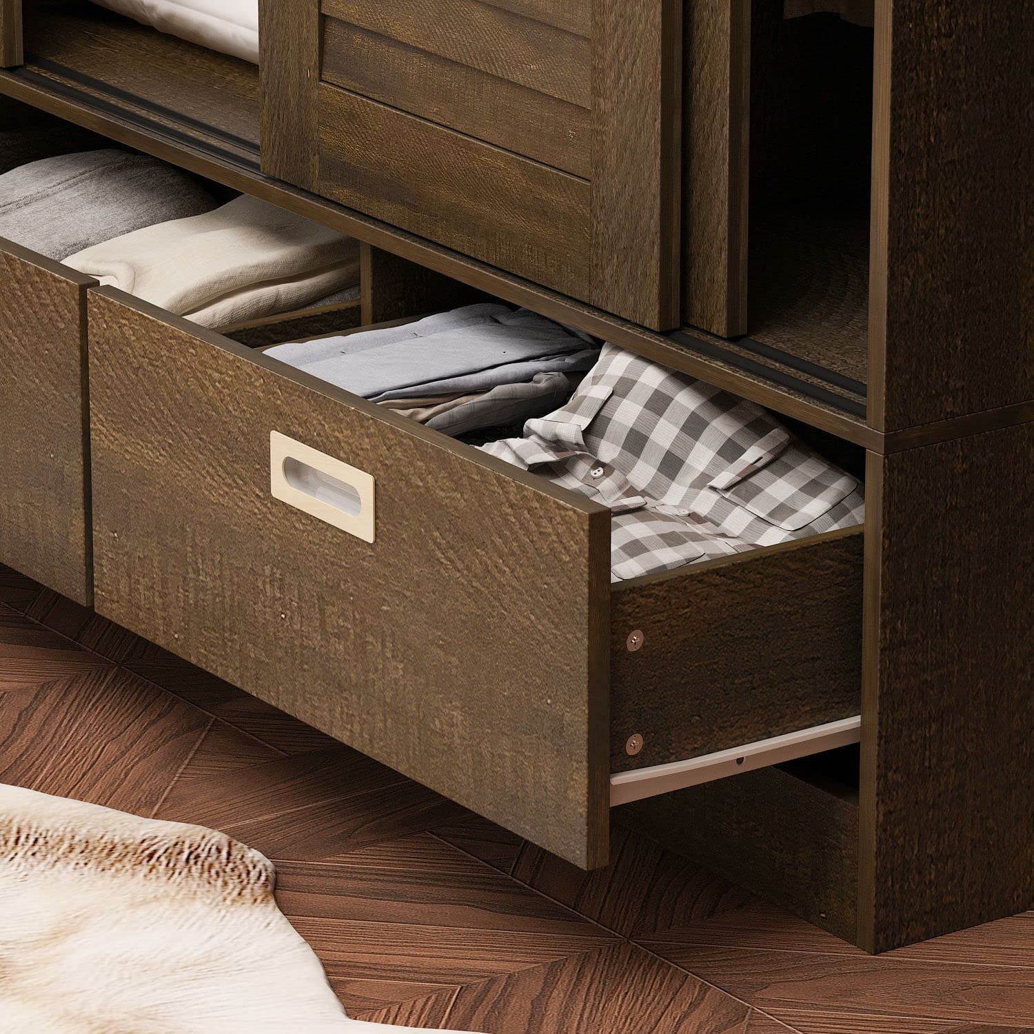 Armoires and Wardrobes 4 Door Wardrobe _ Model A817