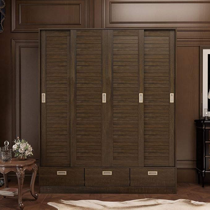 Armoires and Wardrobes 4 Door Wardrobe _ Model A817