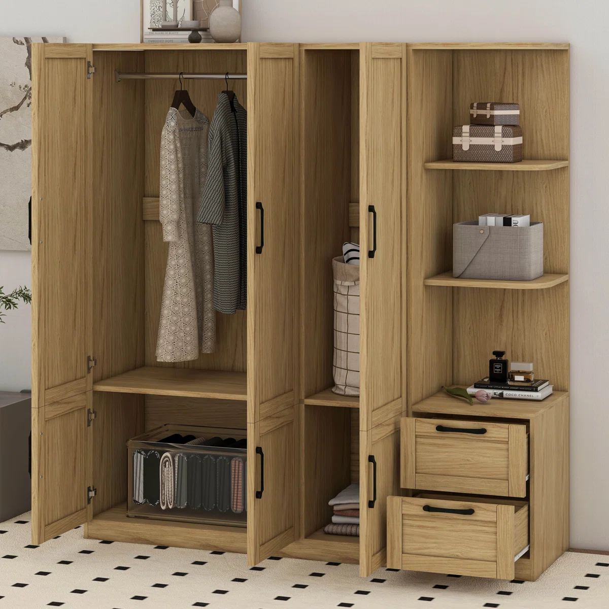 Kleiderschrank Closet -Maison Boucle _ – Model l A820