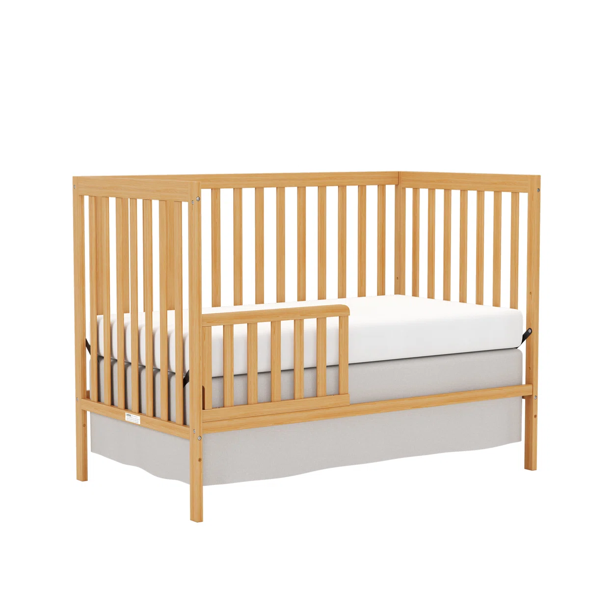 Modern Pine Baby Crib