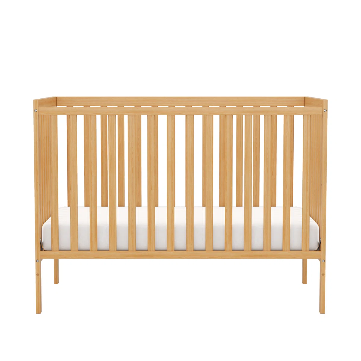 Modern Pine Baby Crib