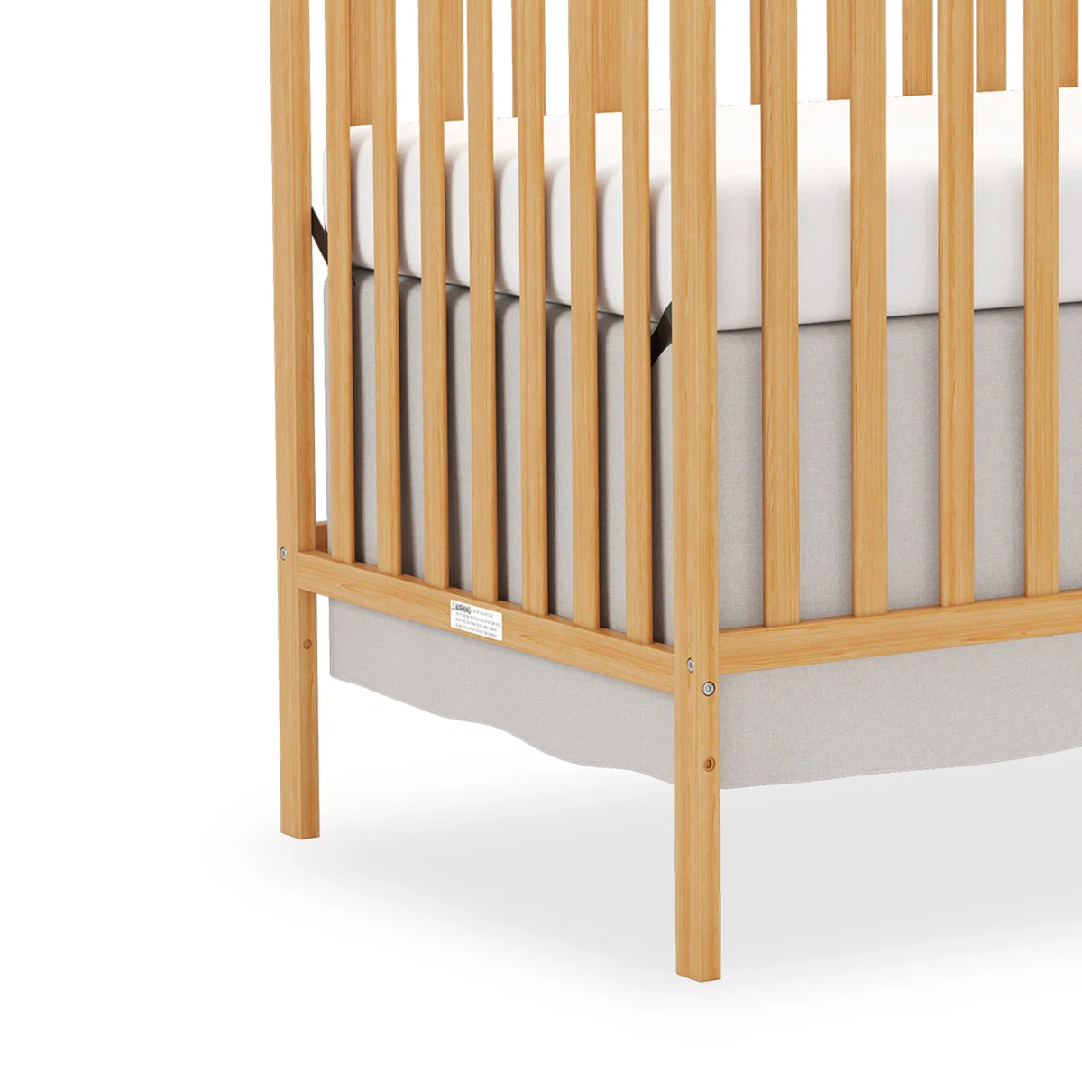 Modern Pine Baby Crib