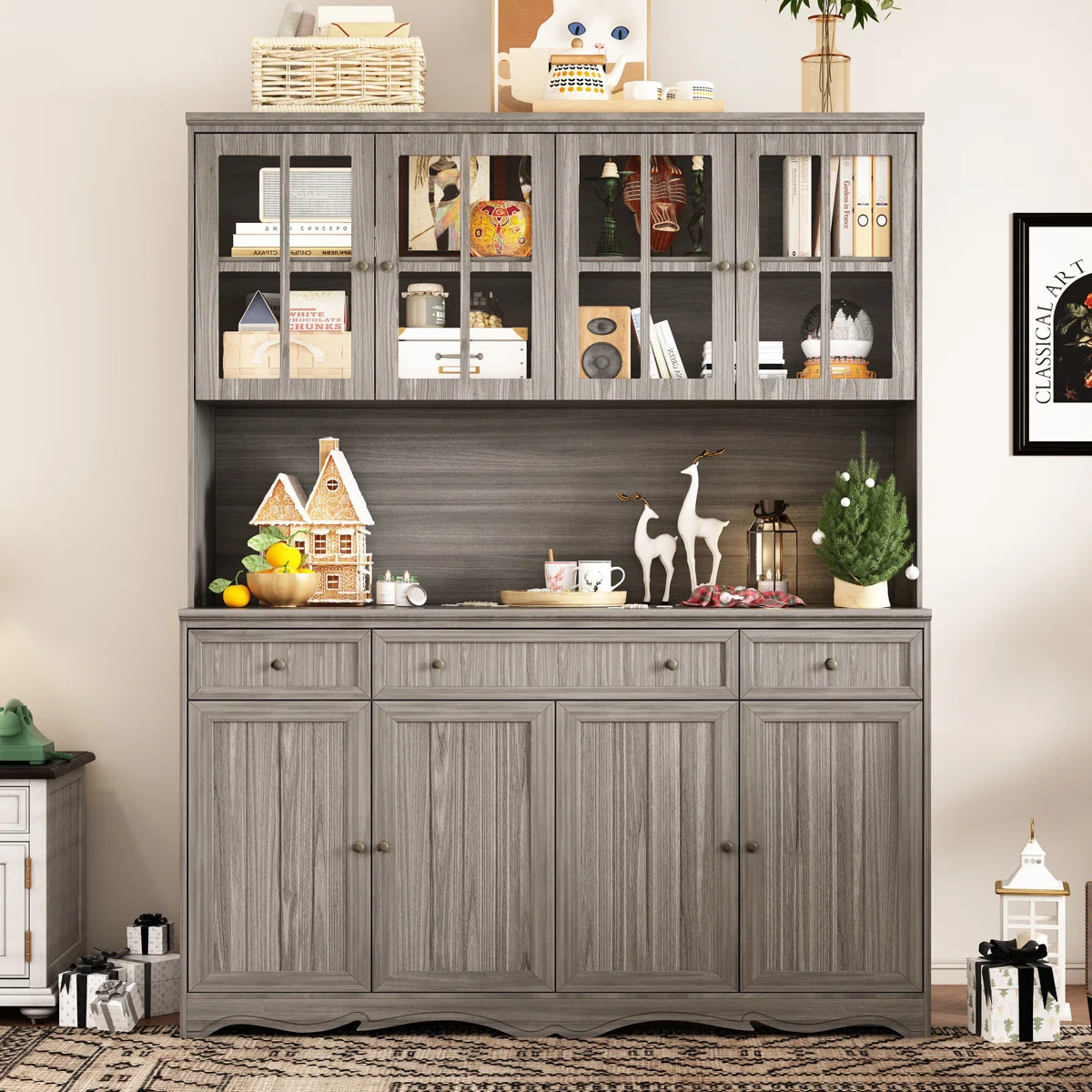 8-Door 3-Drawer Storage Cabinet – Model A913