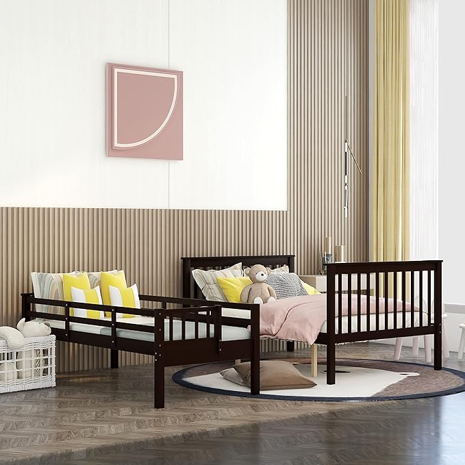 Twin Over Full Bunk Bed with Stairs – Model A844