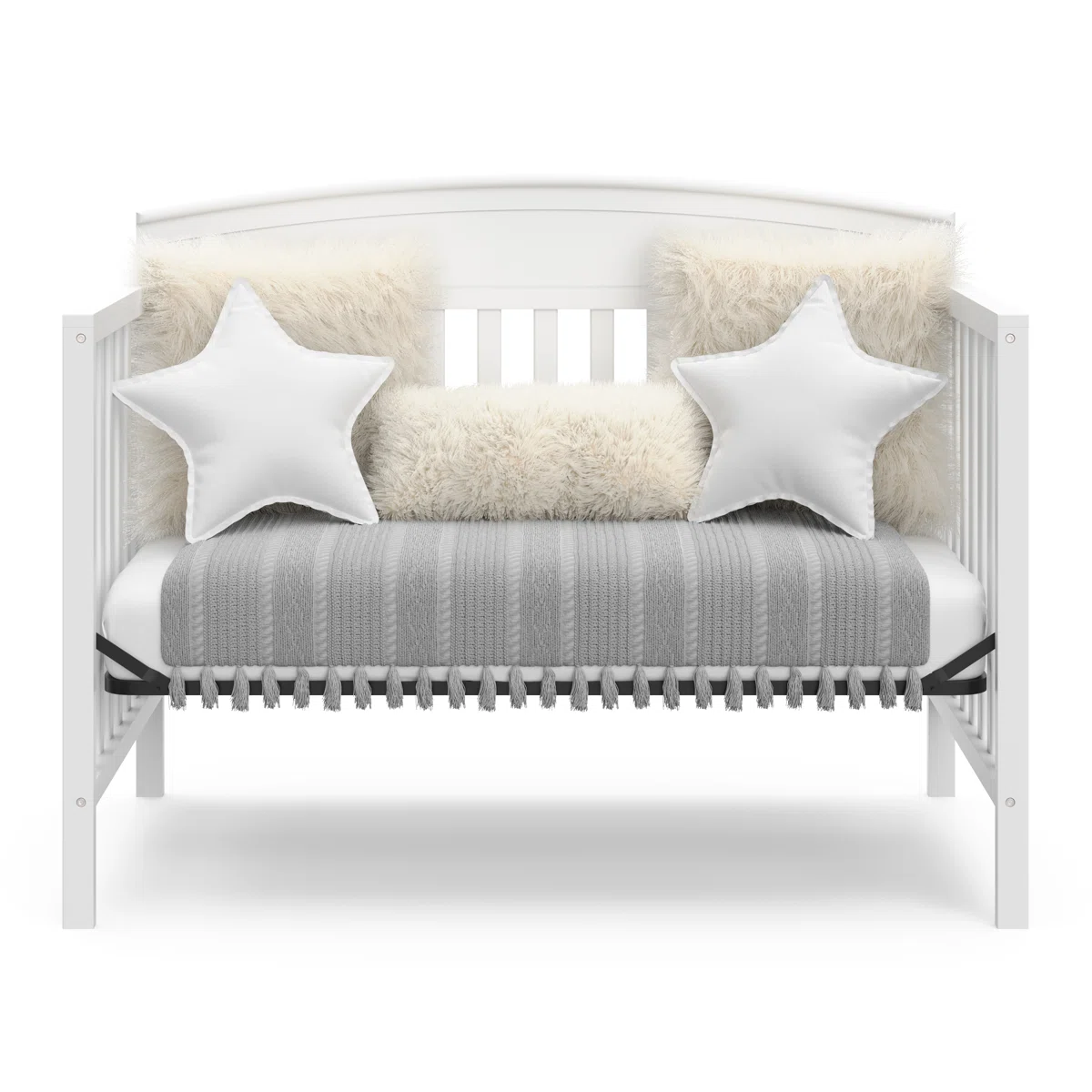 Benton Baby Crib – Minimal White Design