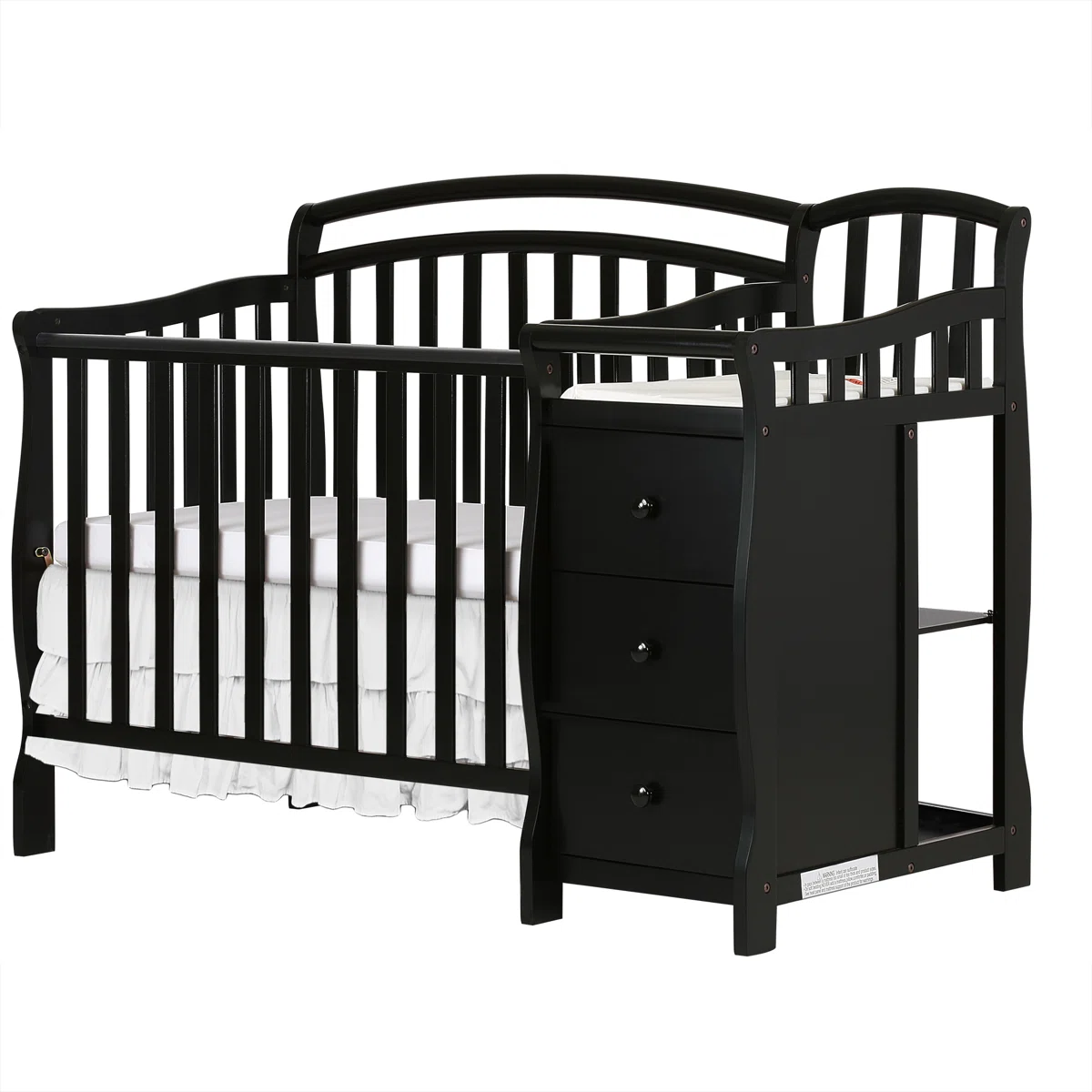 Caso Baby Crib with Storage – Drawers & Changing Space