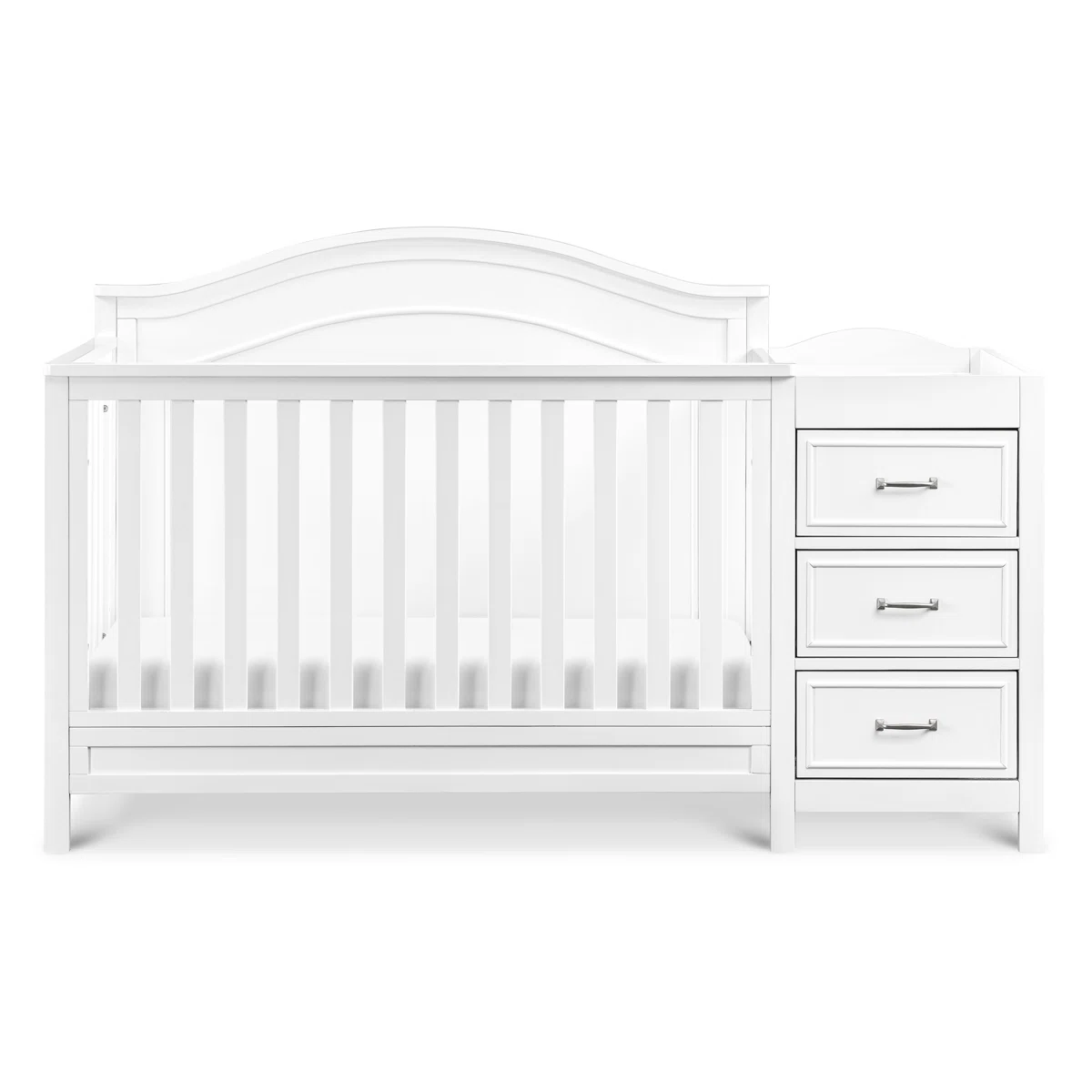 Charlie Baby Crib with Storage – Classic White