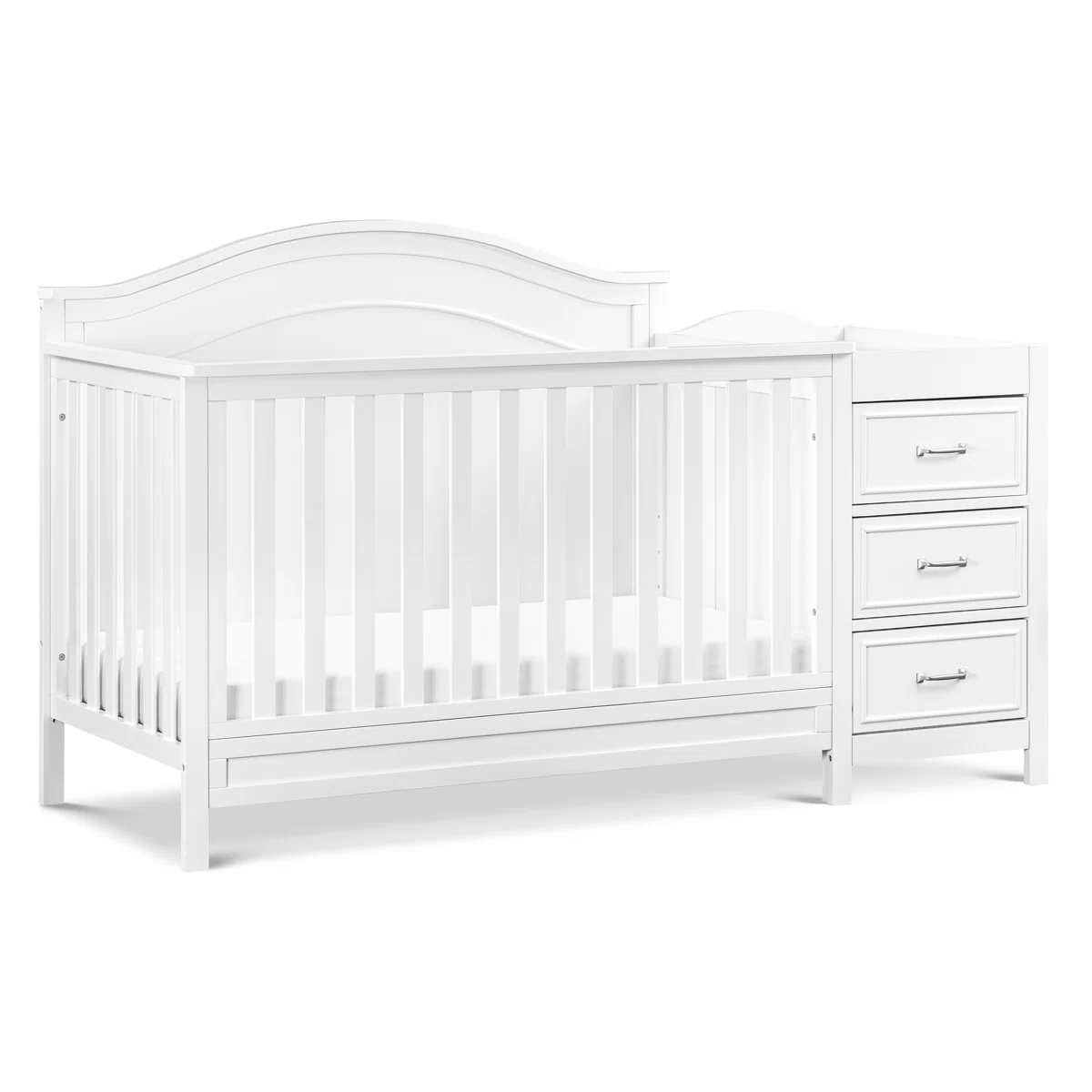 Charlie Baby Crib with Storage – Classic White