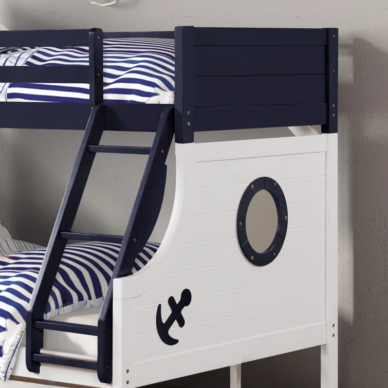 Black Evie Bunk Bed With Trundle – Model A853