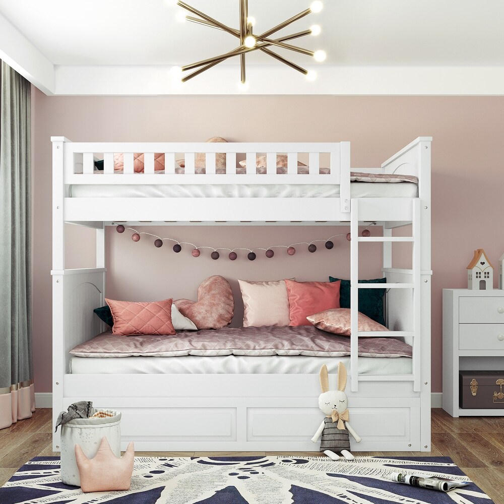 Letto a castello Full Over Full with Twin Size Trundle – Model lo A847